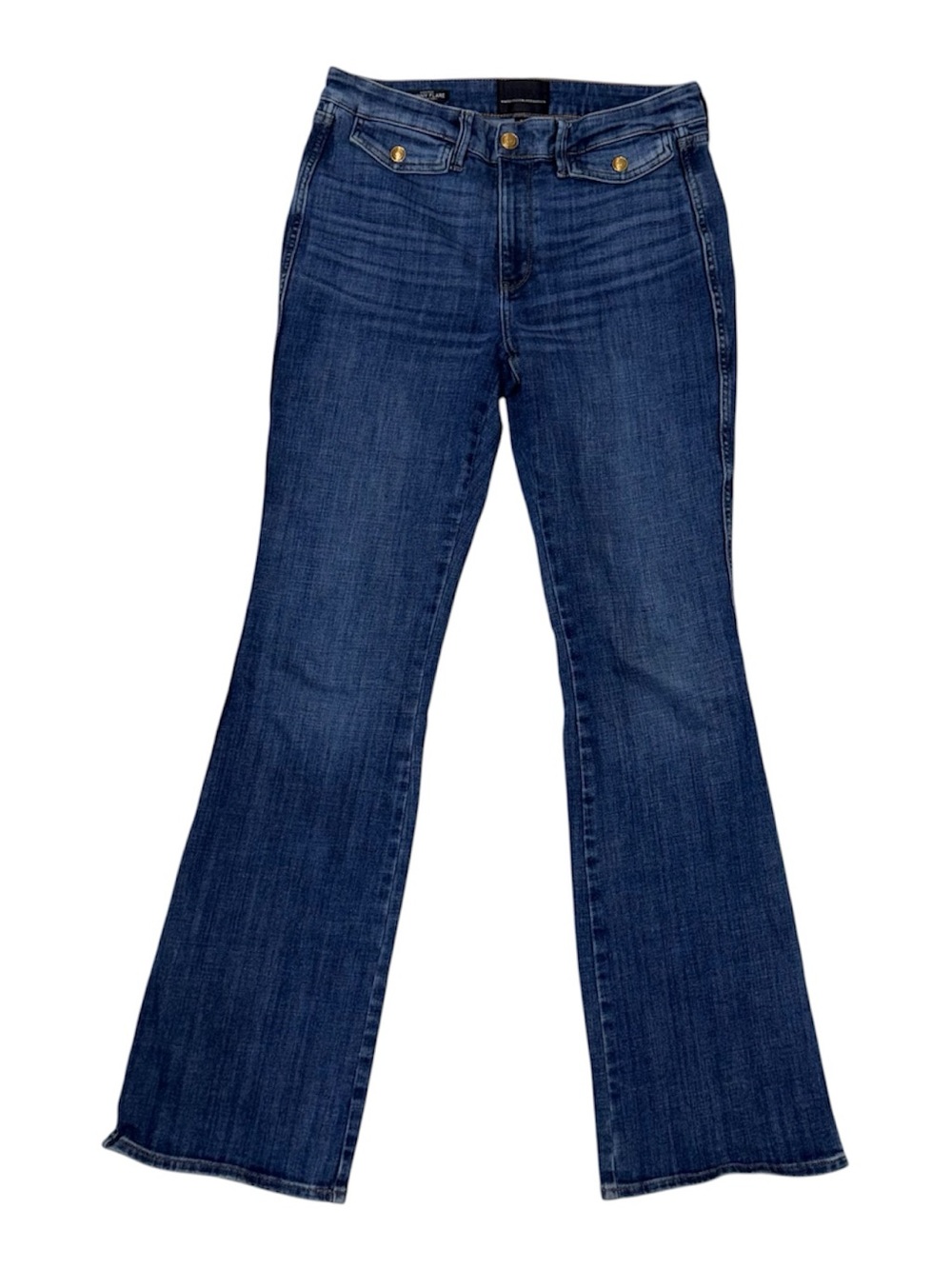 White House black market high rise SKINNY FLARE every day soft Sz 8